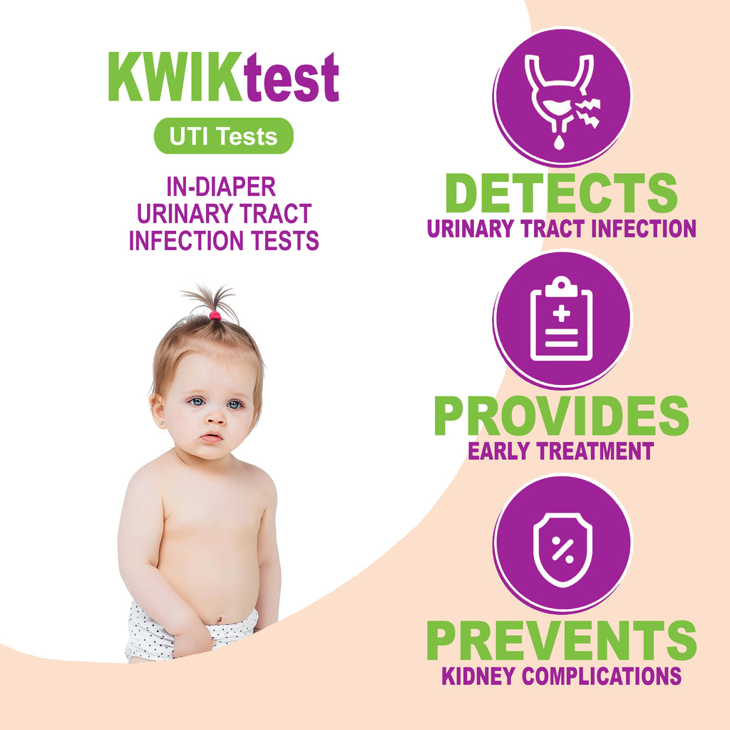 In-Diaper UTI Screening Tests (20) for Homecare or Long Term Care