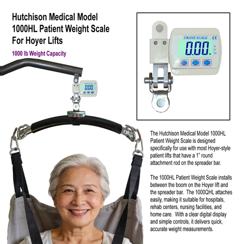 Model 1000HL Patient Weight Scale for Most Hoyer-style Patient Lifts