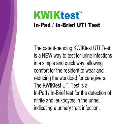 In-Brief UTI Screening Tests (50) for Homecare or Long Term Care